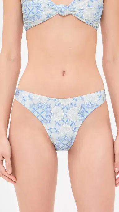 Shani Shemer Alma Bikini Bottoms Aqua hell Print | Thumbnail 2