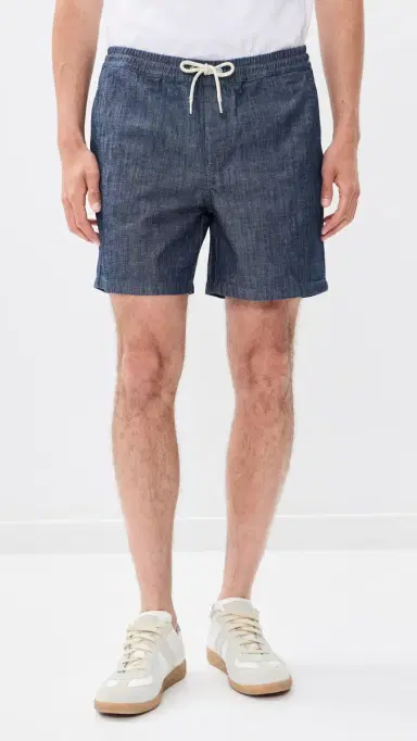 NN07 Gregor Chambray Shorts 6 edium Rinse | Thumbnail 2