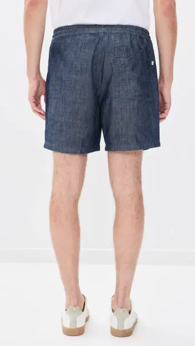 NN07 Gregor Chambray Shorts 6 edium Rinse | Thumbnail 3