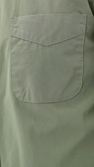 Save Khaki Poplin Standard Button Down Shirt | Thumbnail 6 Save Khaki Poplin Standard Button Down Shirt | Thumbnail 6