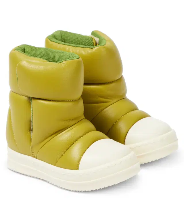 Rick Owens Kids Puffer leather boots