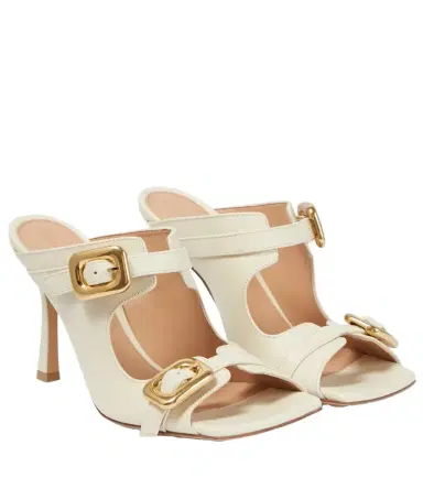Bottega Veneta Stretch Buckle leather mules | Thumbnail 1 Bottega Veneta Stretch Buckle leather mules | Thumbnail 1