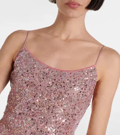 Oseree Oséree Netquins slip dress | Thumbnail 3