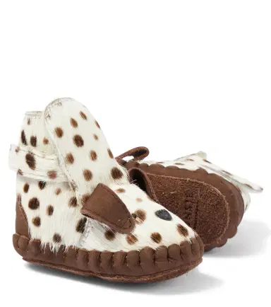 DONSJE Baby Kapi calf hair booties | Thumbnail 4