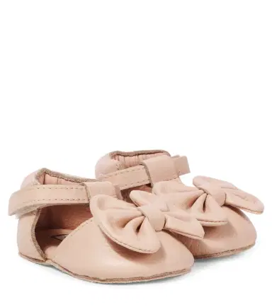 DONSJE Baby Meau bow-detail leather sandals | Thumbnail 1