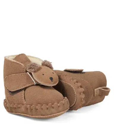 DONSJE Baby Pouty suede booties | Thumbnail 5