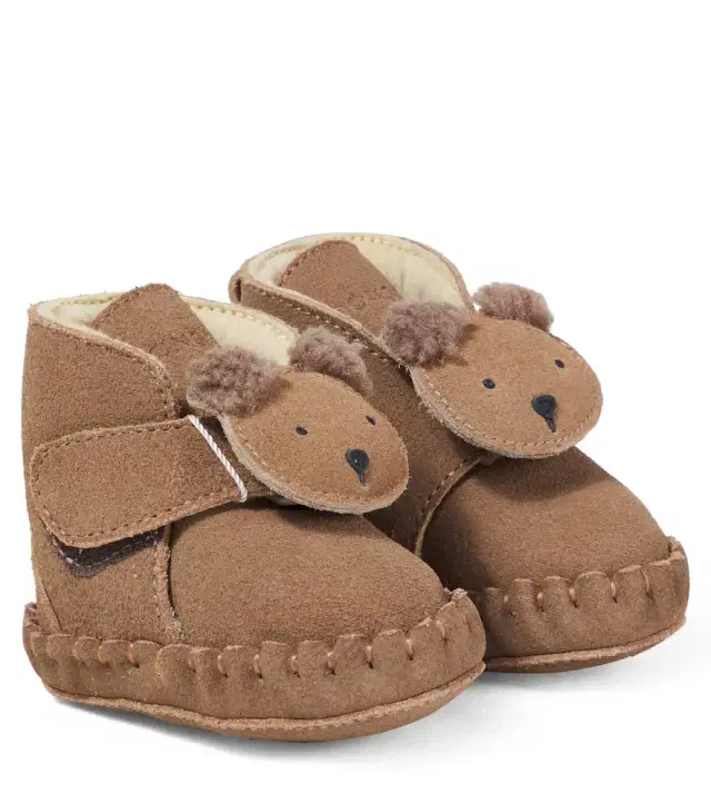 DONSJE Baby Pouty suede booties