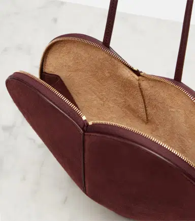 Alaïa Alaïa Le Caur suede crossbody bag | Thumbnail 2 Alaïa Alaïa Le Caur suede crossbody bag | Thumbnail 2