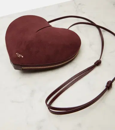 Alaïa Alaïa Le Caur suede crossbody bag | Thumbnail 4 Alaïa Alaïa Le Caur suede crossbody bag | Thumbnail 4