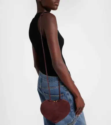 Alaïa Alaïa Le Caur suede crossbody bag | Thumbnail 6 Alaïa Alaïa Le Caur suede crossbody bag | Thumbnail 6