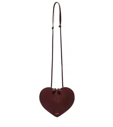 Alaïa Alaïa Le Caur suede crossbody bag | Thumbnail 1 Alaïa Alaïa Le Caur suede crossbody bag | Thumbnail 1