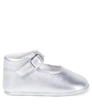 La Coqueta Baby metallic leather Mary Jane flats | Thumbnail 3 La Coqueta Baby metallic leather Mary Jane flats | Thumbnail 3