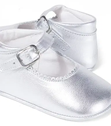 La Coqueta Baby metallic leather Mary Jane flats | Thumbnail 4 La Coqueta Baby metallic leather Mary Jane flats | Thumbnail 4