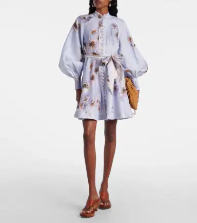 Zimmermann Hypnotic floral linen shirt dress | Thumbnail 3 Zimmermann Hypnotic floral linen shirt dress | Thumbnail 3
