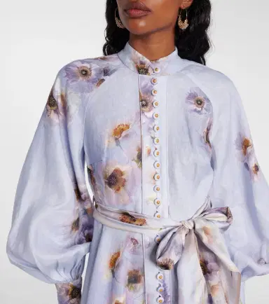 Zimmermann Hypnotic floral linen shirt dress | Thumbnail 4 Zimmermann Hypnotic floral linen shirt dress | Thumbnail 4