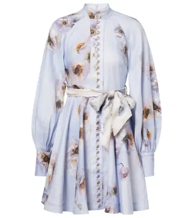 Zimmermann Hypnotic floral linen shirt dress | Thumbnail 1 Zimmermann Hypnotic floral linen shirt dress | Thumbnail 1