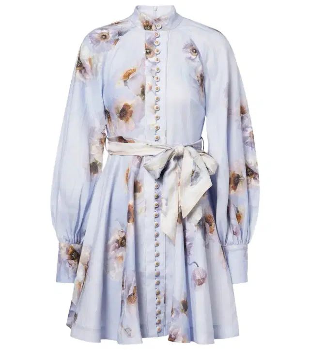 Hypnotic floral linen shirt dress