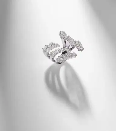 YEPREM Y-Not 18kt white gold ring with diamonds | Thumbnail 4 YEPREM Y-Not 18kt white gold ring with diamonds | Thumbnail 4