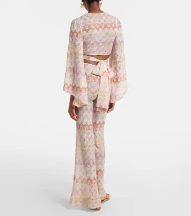 Missoni Zigzag lamé flared pants | Thumbnail 2