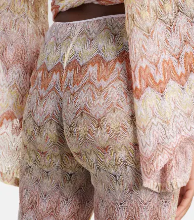 Missoni Zigzag lamé flared pants | Thumbnail 4