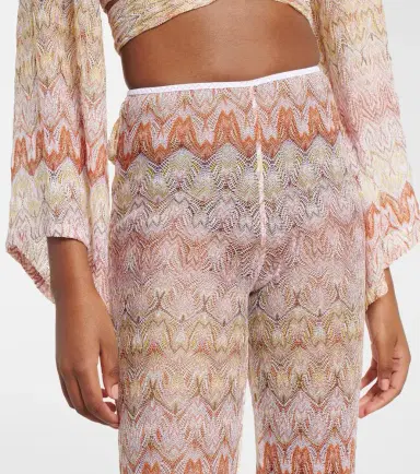 Missoni Zigzag lamé flared pants | Thumbnail 5