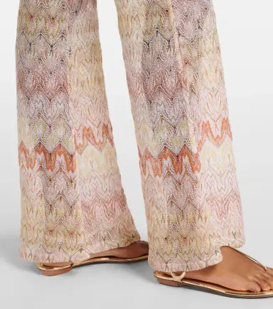 Missoni Zigzag lamé flared pants | Thumbnail 6