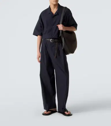 Studio Nicholson Line cotton wide-leg pants | Thumbnail 2