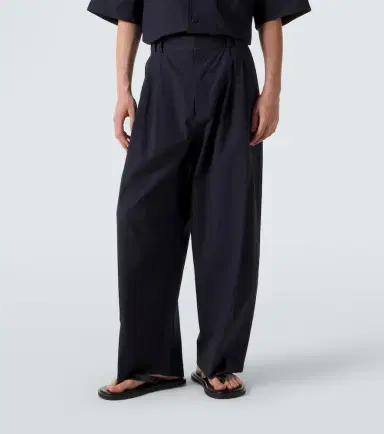 Studio Nicholson Line cotton wide-leg pants | Thumbnail 4
