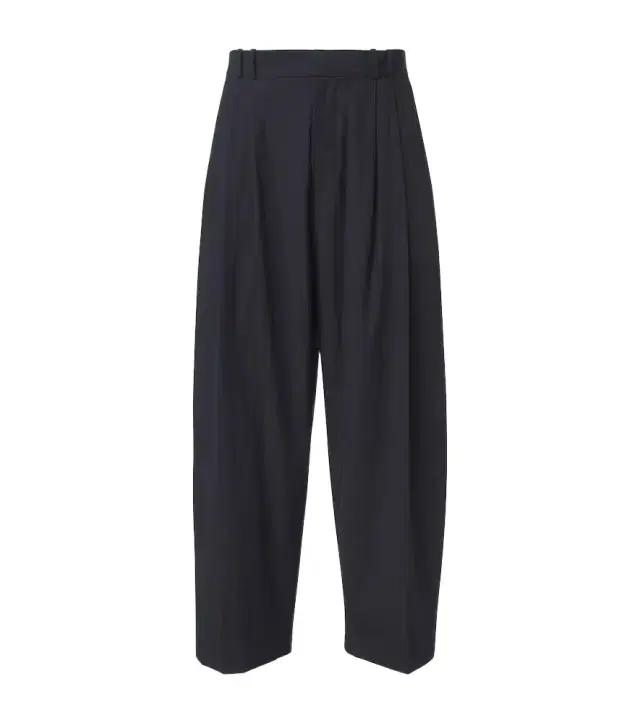 Line cotton wide-leg pants