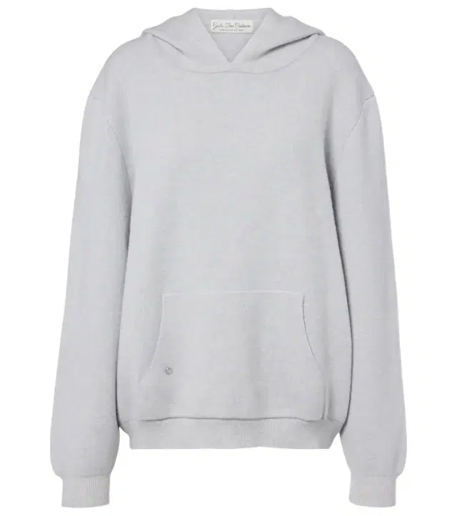 God's True Cashmere Cashmere hoodie with rose quartz