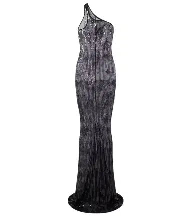 Rick Owens Lilies one-shoulder sequined tulle gown | Thumbnail 1