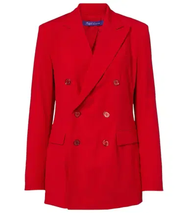 Ralph Lauren Collection Ramona double-breasted wool-blend blazer | Thumbnail 1 Ralph Lauren Collection Ramona double-breasted wool-blend blazer | Thumbnail 1