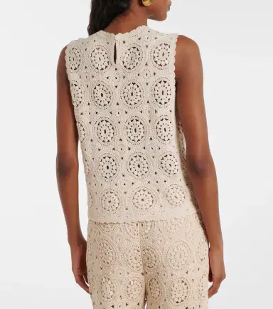 Frame The Crochet cotton top | Thumbnail 2