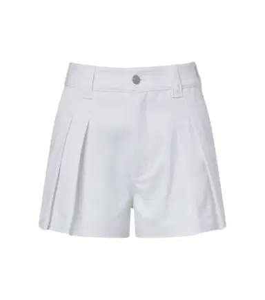 Frame The Structural pleated denim shorts | Thumbnail 1 Frame The Structural pleated denim shorts | Thumbnail 1