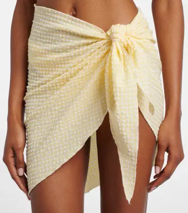 Montce Draped beach cover-up | Thumbnail 2
