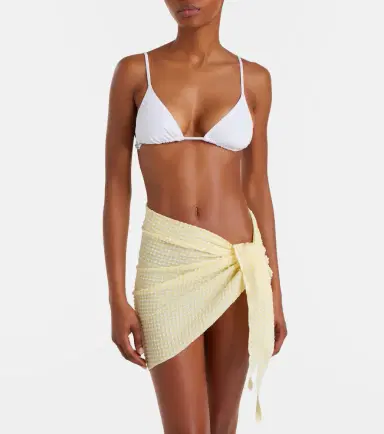 Montce Draped beach cover-up | Thumbnail 3