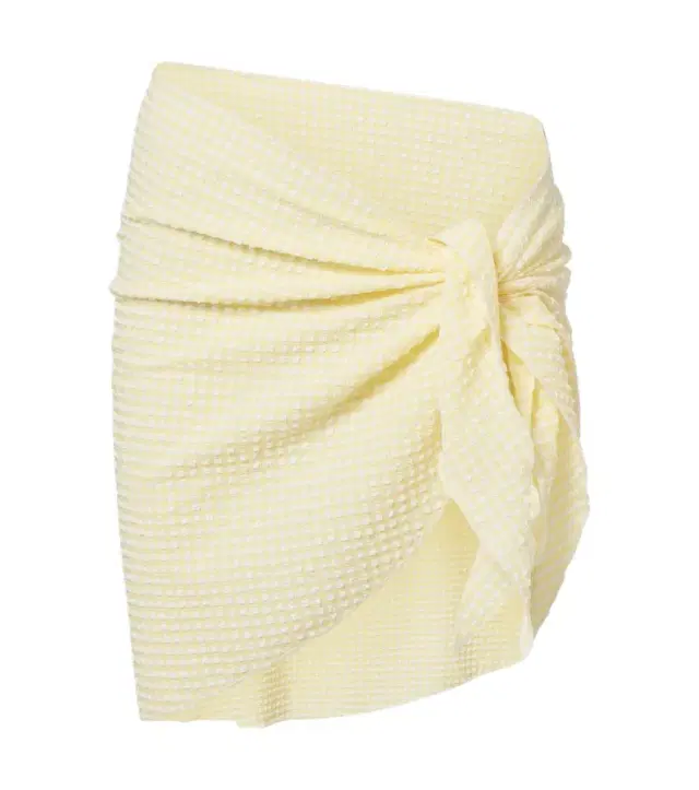 Montce Draped beach cover-up