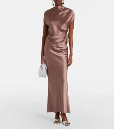 The Sei Draped silk satin top | Thumbnail 6 The Sei Draped silk satin top | Thumbnail 6