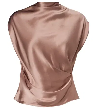 The Sei Draped silk satin top | Thumbnail 1 The Sei Draped silk satin top | Thumbnail 1