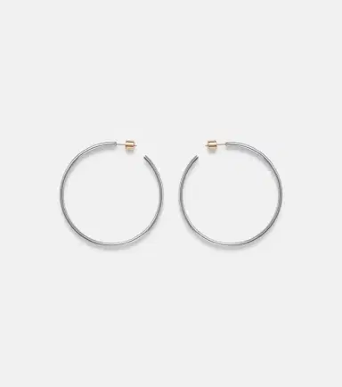 Jennifer Fisher Thread 10kt gold-plated hoop earrings | Thumbnail 4