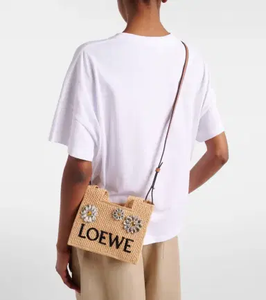 Loewe Paula's Ibiza embellished raffia top-handle bag | Thumbnail 5