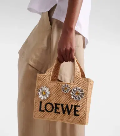 Loewe Paula's Ibiza embellished raffia top-handle bag | Thumbnail 7