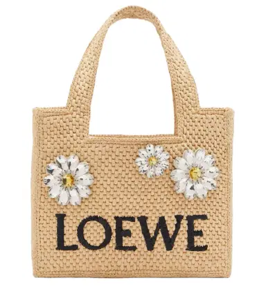 Loewe Paula's Ibiza embellished raffia top-handle bag | Thumbnail 1