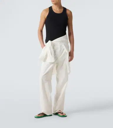 Auralee Ribbed-knit cotton tank top | Thumbnail 5