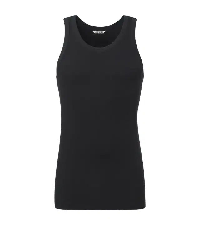 Ribbed-knit cotton tank top