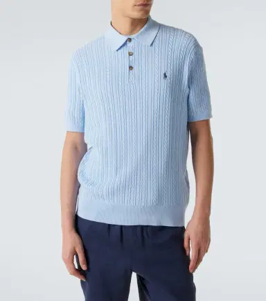 Polo Ralph Lauren Cable-knit cotton polo sweater | Thumbnail 3 Polo Ralph Lauren Cable-knit cotton polo sweater | Thumbnail 3