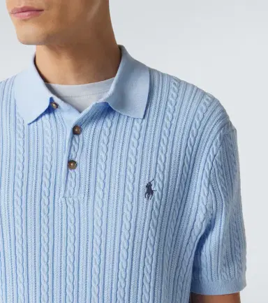 Polo Ralph Lauren Cable-knit cotton polo sweater | Thumbnail 5 Polo Ralph Lauren Cable-knit cotton polo sweater | Thumbnail 5