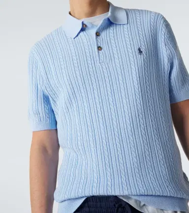 Polo Ralph Lauren Cable-knit cotton polo sweater | Thumbnail 6 Polo Ralph Lauren Cable-knit cotton polo sweater | Thumbnail 6
