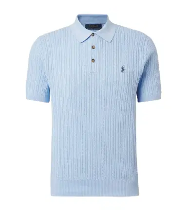Polo Ralph Lauren Cable-knit cotton polo sweater | Thumbnail 1 Polo Ralph Lauren Cable-knit cotton polo sweater | Thumbnail 1