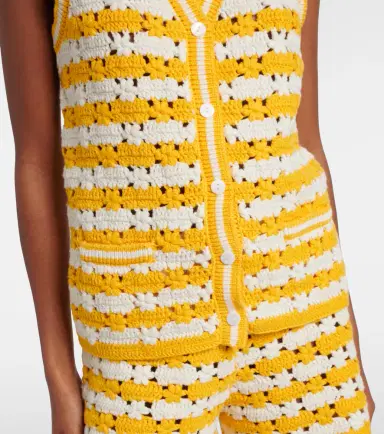 The Upside Goldie Watson cotton crochet vest | Thumbnail 5 The Upside Goldie Watson cotton crochet vest | Thumbnail 5